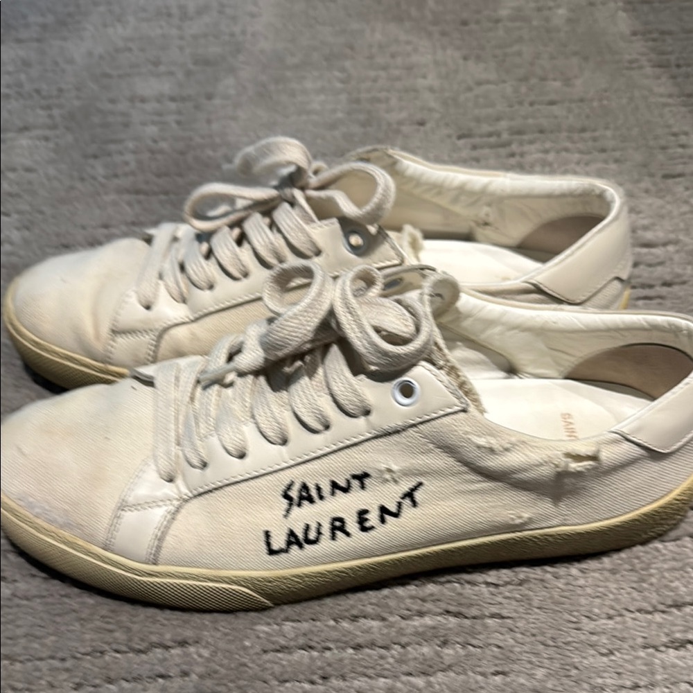 Saint Laurent White Sneakers